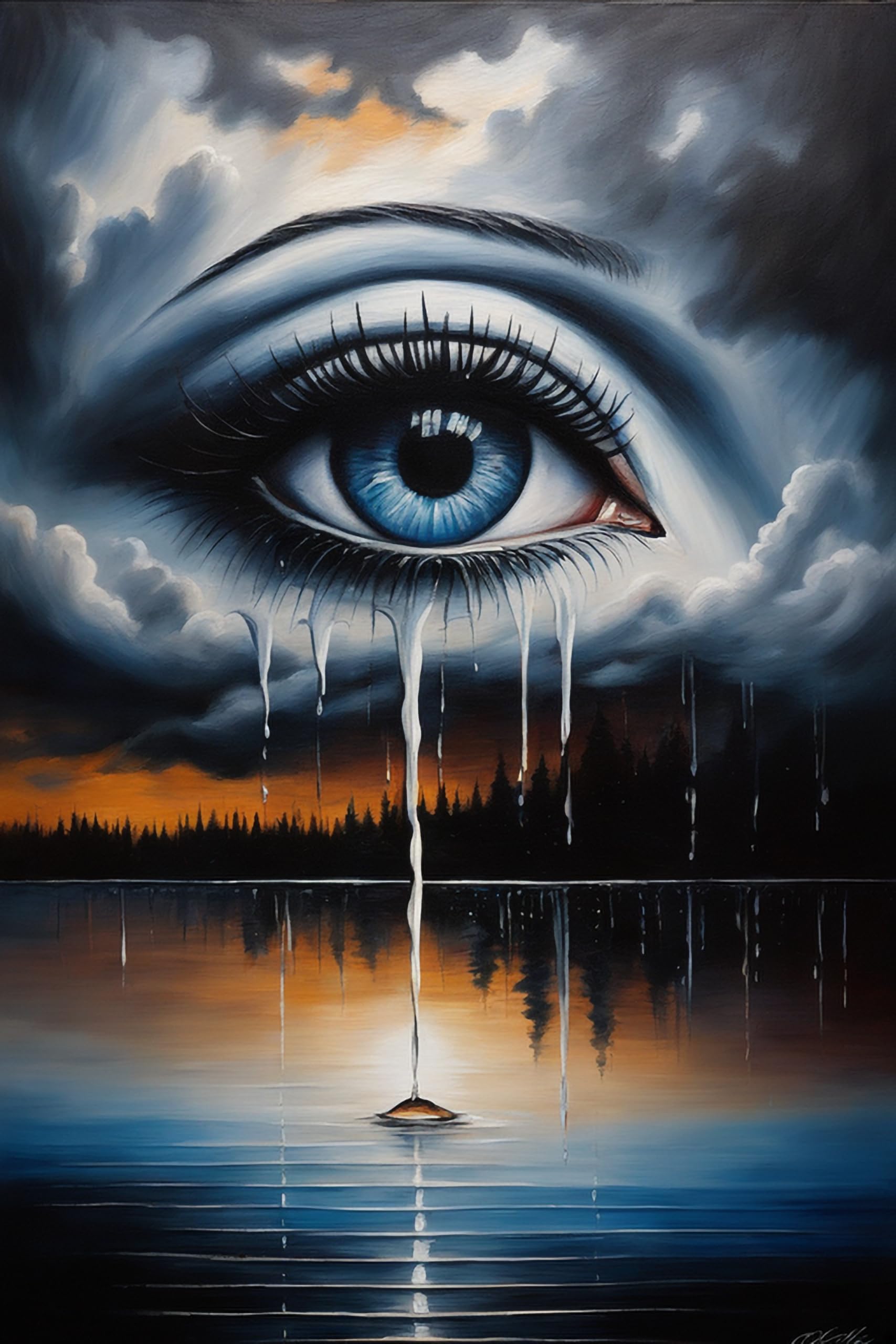 Amazon.com: Directo Diamond Painting Kits for Adults-Sad World